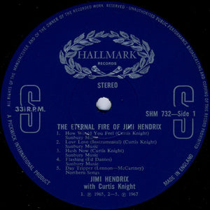 Jimi Hendrix With Curtis Knight : The Eternal Fire Of Jimi Hendrix (LP, Comp)