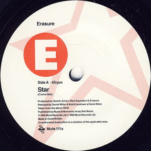 Load image into Gallery viewer, Erasure : Star (7&quot;, Single, ASL)
