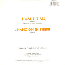 Load image into Gallery viewer, Queen : I Want It All (7", Single, Pap)
