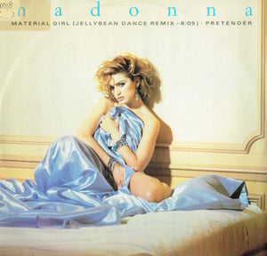 Madonna : Material Girl (Jellybean Dance Remix) / Pretender (12", Single, Dam)