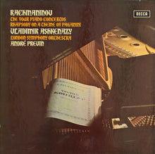 Load image into Gallery viewer, Rachmaninov* / Vladimir Ashkenazy, London Symphony Orchestra, André Previn : The Four Piano Concertos / Rhapsody On A Theme Of Paganini (3xLP + Box)
