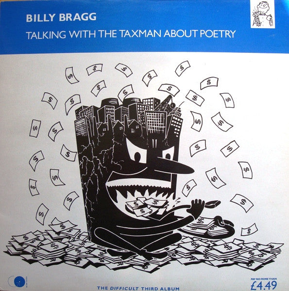 Billy Bragg : Talking With The Taxman About Poetry (LP, Album, PRS)