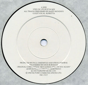 Happy Mondays : Step On (7", Single)