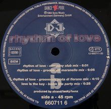 Load image into Gallery viewer, DJ Company : Rhythm Of Love (12")
