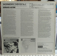 Load image into Gallery viewer, Shostakovich*, London Philharmonic Orchestra, Bernard Haitink : Symphony No. 4 (LP, Mono)
