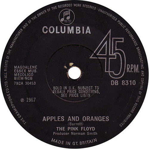 The Pink Floyd* : Apples And Oranges (7