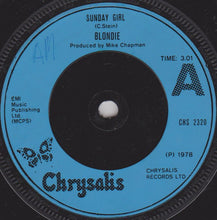 Load image into Gallery viewer, Blondie : Sunday Girl (7&quot;, Single, Blu)
