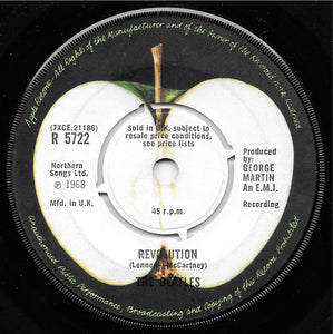 The Beatles : Hey Jude / Revolution (7", Single, Var)
