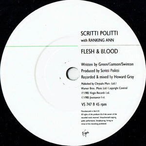 Scritti Politti With Ranking Ann : The Word Girl (7", Single)