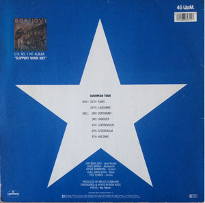 Bon Jovi : Livin' On A Prayer / You Give Love A Bad Name / Edge Of A Broken Heart (12", Maxi)