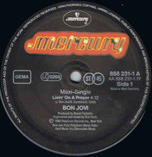 Load image into Gallery viewer, Bon Jovi : Livin&#39; On A Prayer / You Give Love A Bad Name / Edge Of A Broken Heart (12&quot;, Maxi)
