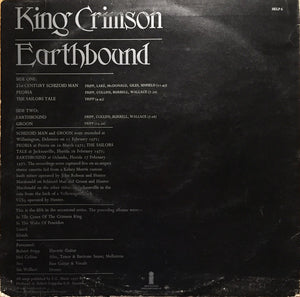 King Crimson : Earthbound (LP, Album)