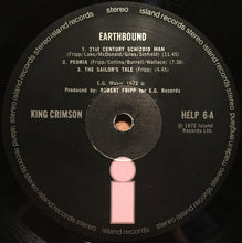 Load image into Gallery viewer, King Crimson : Earthbound (LP, Album)
