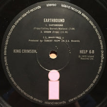 Load image into Gallery viewer, King Crimson : Earthbound (LP, Album)
