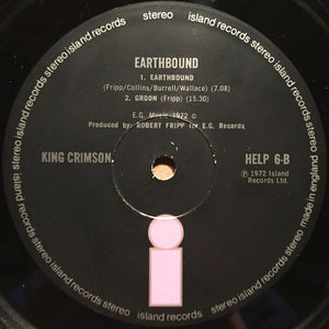 King Crimson : Earthbound (LP, Album)
