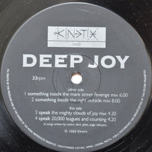 Load image into Gallery viewer, Deep Joy : Something Inside (12", Single)
