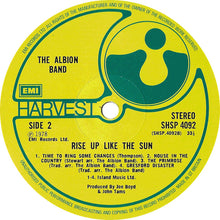 Load image into Gallery viewer, The Albion Band : Rise Up Like The Sun (LP, Album)
