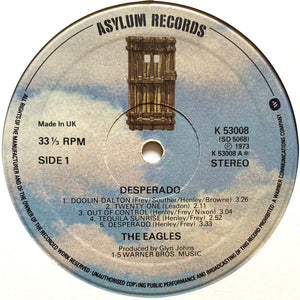 Eagles : Desperado (LP, Album, RE)