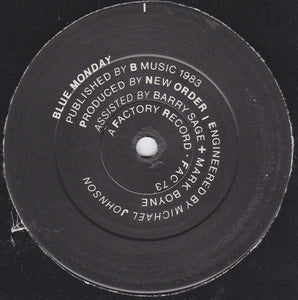 New Order : Blue Monday (12", Single, RP, A2/)