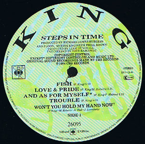 King : Steps In Time (LP, Album)