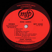 Load image into Gallery viewer, John Lennon : Mind Games (LP, Album, RE)
