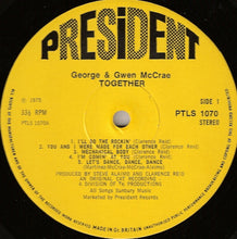 Load image into Gallery viewer, George McCrae &amp; Gwen McCrae : Together (LP, Album)
