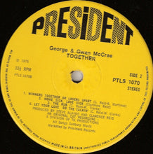 Load image into Gallery viewer, George McCrae &amp; Gwen McCrae : Together (LP, Album)
