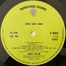 Load image into Gallery viewer, James Taylor (2) : Sweet Baby James (LP, Album, RE, Gre)
