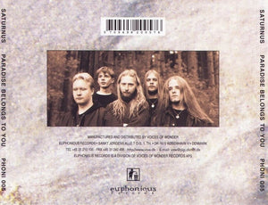 Saturnus : Paradise Belongs To You (CD, Album)