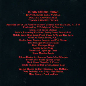 Ramones : It's Alive (CD, Album, RE)