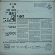 Load image into Gallery viewer, John Lee Hooker : It Serve You Right To Suffer (LP, Album)
