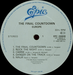 Europe (2) : The Final Countdown (LP, Album)