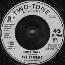 Load image into Gallery viewer, The Specials : Ghost Town (7&quot;, Single, Sil)
