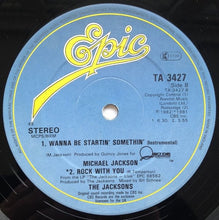 Load image into Gallery viewer, Michael Jackson / The Jacksons : Wanna Be Startin&#39; Somethin&#39; / Rock With You (Live) (12&quot;, Single)

