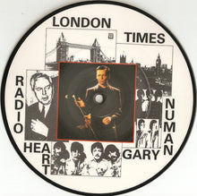 Load image into Gallery viewer, Radio Heart Featuring Gary Numan : London Times (7&quot;, Single, Pic)
