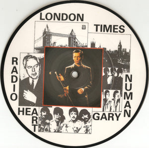 Radio Heart Featuring Gary Numan : London Times (7", Single, Pic)
