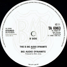 Load image into Gallery viewer, Big Audio Dynamite : E = MC² (12", Single)
