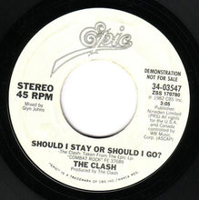 Load image into Gallery viewer, The Clash : Should I Stay Or Should I Go? (7&quot;, Single, Promo)
