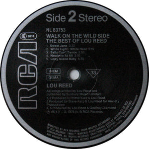 Lou Reed : Walk On The Wild Side - The Best Of Lou Reed (LP, Comp, RE)