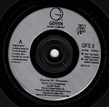 Load image into Gallery viewer, Guns N&#39; Roses : Don&#39;t Cry (7&quot;, Single, Sil)
