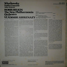 Load image into Gallery viewer, Tchaikovsky*, Boris Belkin, New Philharmonia*, Vladimir Ashkenazy : Violin Concerto / Valse-Scherzo (LP, RE, Red)
