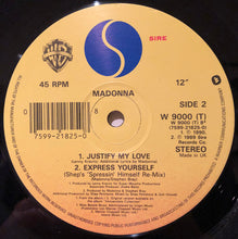 Load image into Gallery viewer, Madonna : Justify My Love (William Orbit Remix) (12", Single, Bar)
