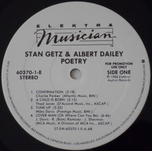 Load image into Gallery viewer, Stan Getz &amp; Albert Dailey : Poetry (LP, Album, Promo, All)
