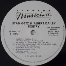 Load image into Gallery viewer, Stan Getz &amp; Albert Dailey : Poetry (LP, Album, Promo, All)
