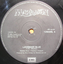 Load image into Gallery viewer, Marillion : Lavender (12&quot;, Single, Bla)
