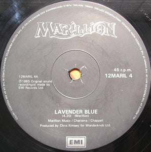 Marillion : Lavender (12", Single, Bla)