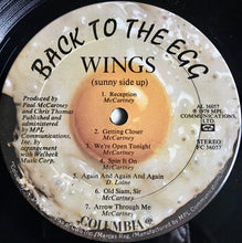 Load image into Gallery viewer, Wings (2) : Back To The Egg (LP, Album, San)
