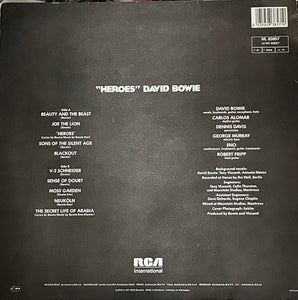 David Bowie : "Heroes" (LP, Album, RE, RP)