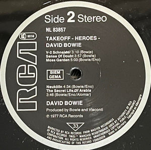 David Bowie : "Heroes" (LP, Album, RE, RP)