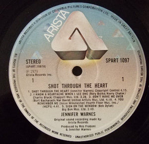 Jennifer Warnes : Shot Through The Heart (LP)